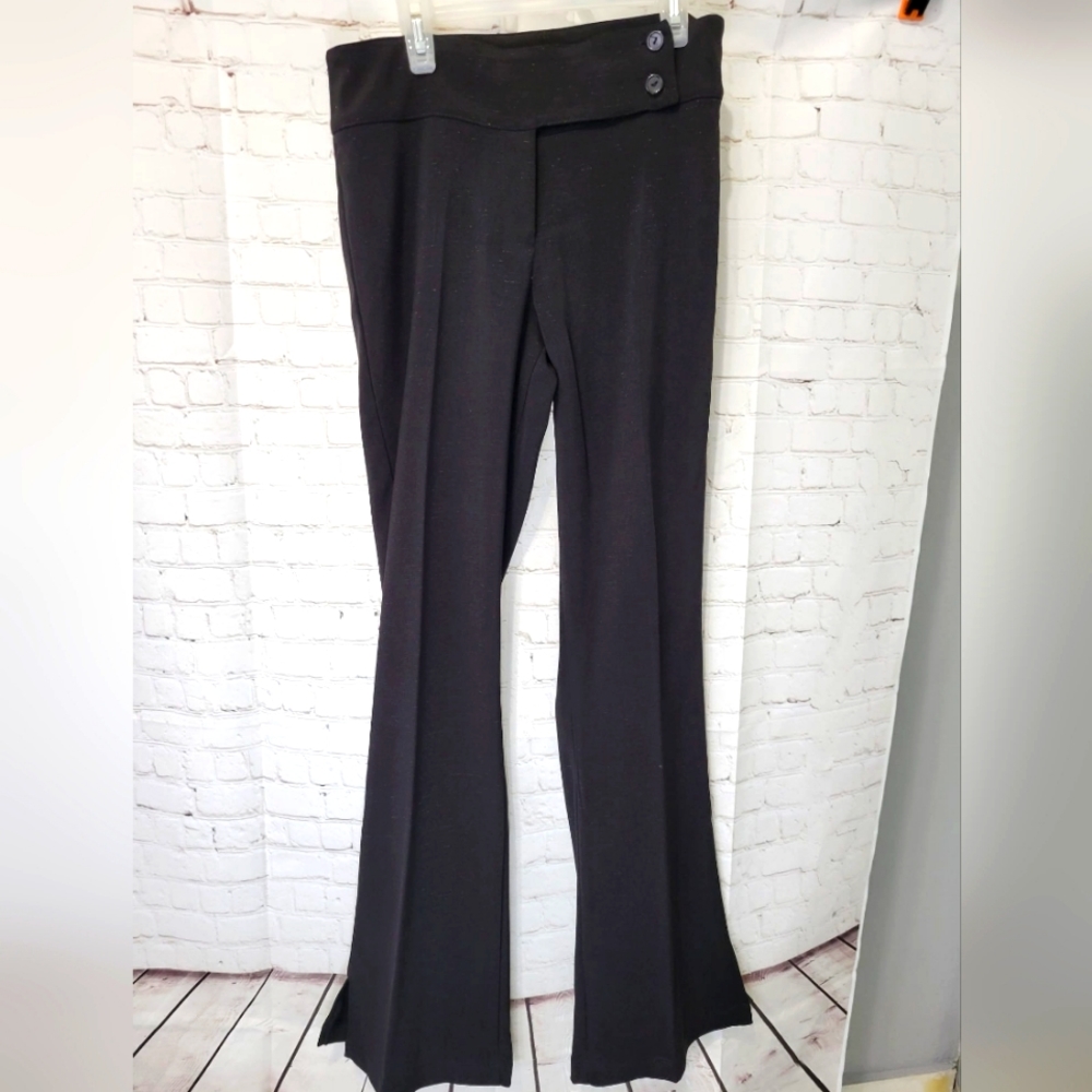 Beyond Black Wide Leg and mid Wide waistband